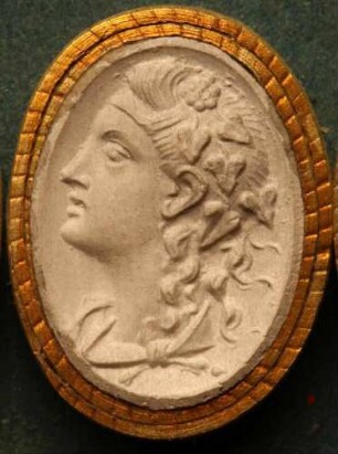 Kopf des Bacchus (Dionysos) (Daktyliothek, Supplement)