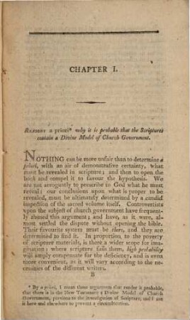 Reasons for separating from the general synod of Ulster