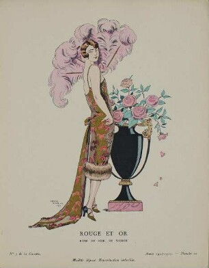 "Rouge et Or" (Illustration aus "Gazette du Bon Ton", No. 3, 1924-25)