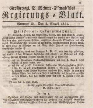 Nr. 12 : 2. August 1831