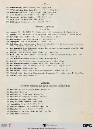Gläser (Nr. 387-434)