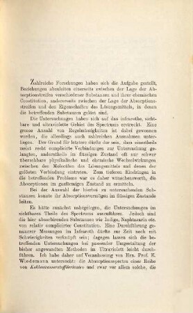 Absorption ultravioletter Strahlen durch Dämpfe und Flüssigkeiten