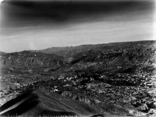 Stadtansicht : Blick über die Stadt La Paz