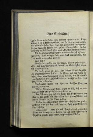 Eine Entdeckung