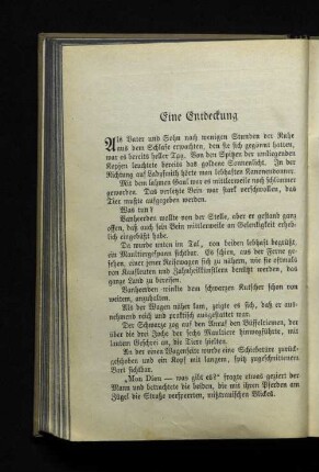 Eine Entdeckung