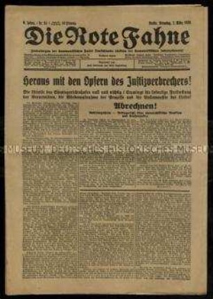 Sozialistische Zeitung. 9. Jahrgang 1926