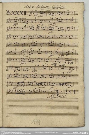 32. Anonymus, Arioso, f-Moll