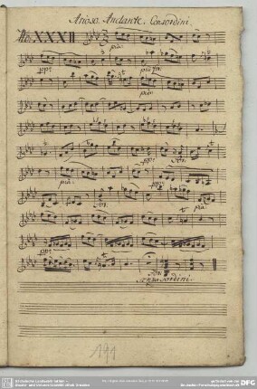 32. Anonymus, Arioso, f-Moll