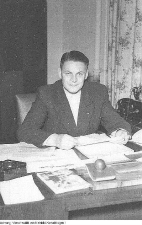 Kandidat der CDU zur Volkskammerwahl 1954: Magnus Dedek, Parteifunktionär, 1954