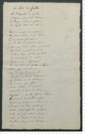 "La chute du feuille"