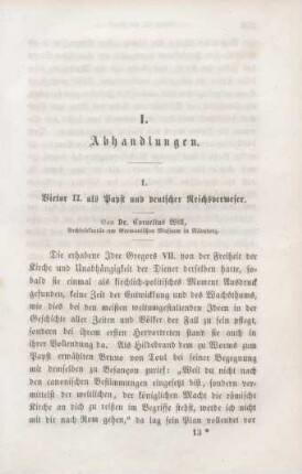185-243 Victor II. als Papst und deutscher Reichsverweser