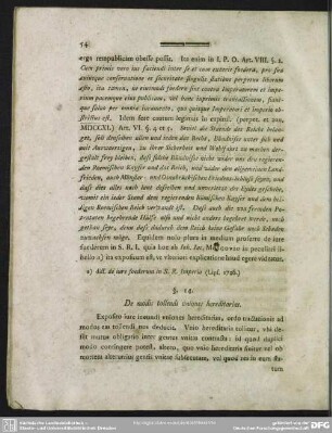 §. 14. De modis tollendi uniones hereditarias