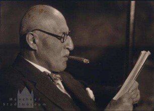Ulm. Geheimrat Philipp Wieland (Inhaber Wieland-Werke Ulm, Schwiegervater der Fotografin)