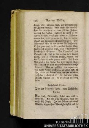Fünfzehntes Kapitel. Von der Primula Veris, oder Schlüsselblume.
