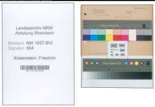 Entnazifizierung Friedrich Krietenstein , geb. 05.08.1901 (Reg.Inspektor)