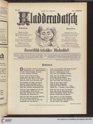 Hefte 27-30, Juli 1907