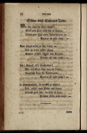 Selma nach Selmars Tode.