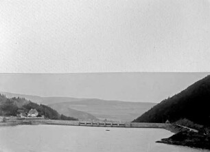 Bau der Diemeltalsperre/Diemel