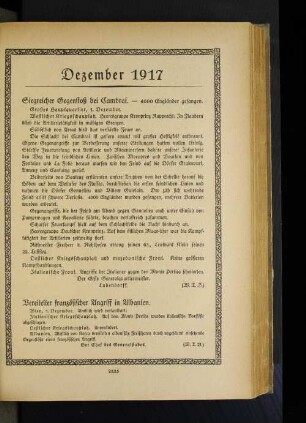 Dezember 1917