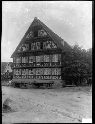 Steinach Fachwerkhaus Gasthaus zu Adler Außenansicht