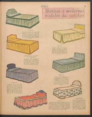 Bonitos y modernos modelos de colchas