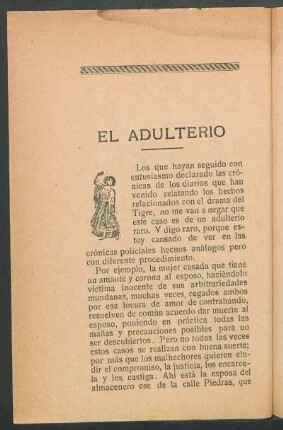 El adulterio