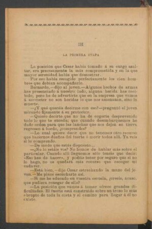 III - La primera etapa