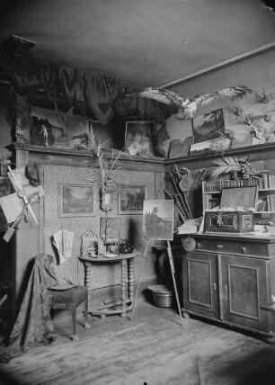 Künstleratelier Ernst Joachim Förster (1800-1885), Maler und Kunstschriftsteller