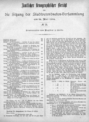 No 21, 24. Mai 1894
