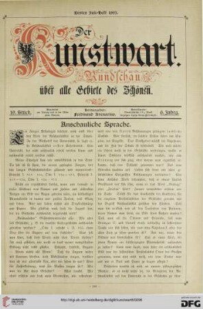 Anschauliche Sprache, [1]