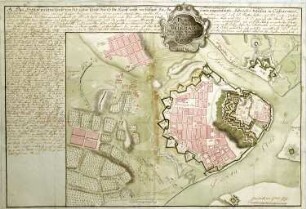 WHK 20 Russisch-Türkischer Krieg: Plan der Belagerung der Festung Belgrad durch die Türken, 1739