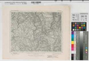 Deutsches Reich Karte des Deutschen Reiches Nr. 516 Mittelwalde 1890 1 : 100 000 27,5 x 35,5 Kartographische Abteilung der Preußischen Landesaufnahme Benkhausen