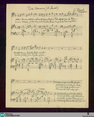 Die Sennin - Mus. Hs. 1400,7 : V, pf; A; RebF CF 101