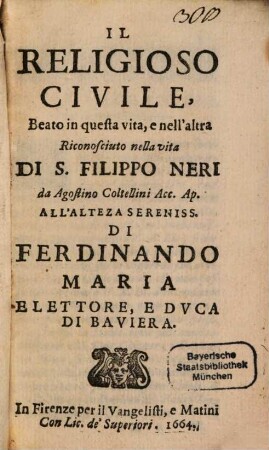 Il Religioso civile