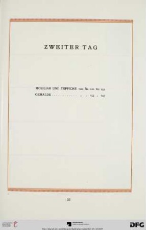 33-59 Zweiter Tag (Nr. 120-246)