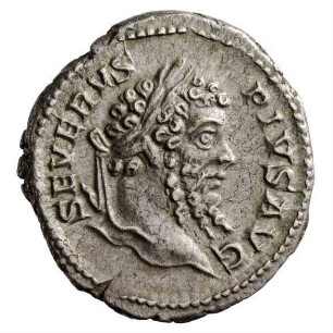 Münze, Denar, 207 n. Chr.