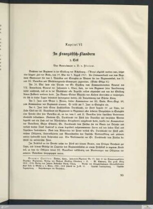 Kapitel VI. In Französisch-Flandern. 2. Teil