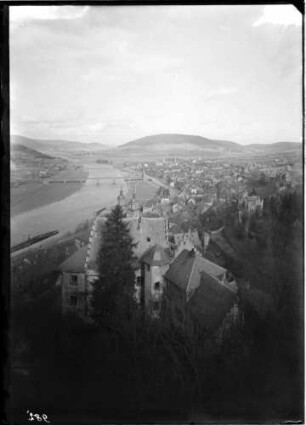 Miltenberg Ortsansicht - Blick von der Mildenburg