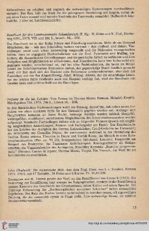 22: [Rezension von: I. v. Steuben (Übers.), John Chadwick, Die mykenische Welt]