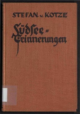 Südsee-Erinnerungen