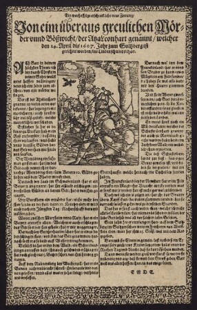 Ein warhafftige erschreckliche neue Zeitung...