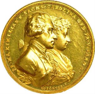 Prinz Maximilian von Sachsen - Auf seine Vermählung mit Prinzessin Carolina von Parma am 9. Mai 1792