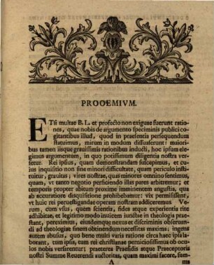 Exercitatio theol. sistens scientiae fidei et experientiae discrimen et nexum in theologia necessarium