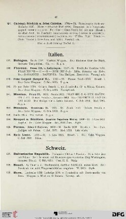 [Italien, Schweiz, Niederlande] (Nr. 897-916)