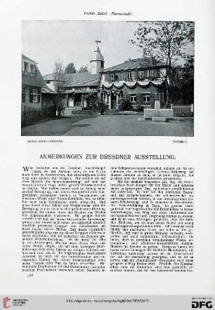 Anmerkungen zur Dresdener Ausstellung