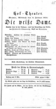 Die weiße Dame