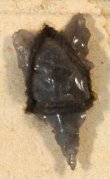 Stone arrowhead