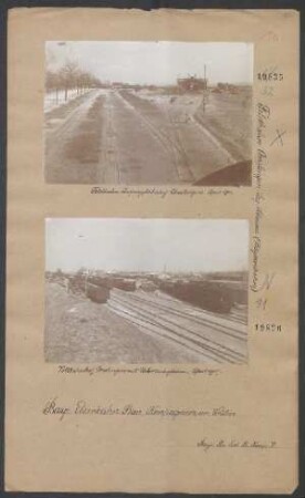 Feldbahn-Anfangsbahnhof Anslingen. (Feldbahn Anslingen-Ley-Scheuris; Bayernbahn)
