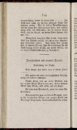 Zweyhundert und neuntes Kapitel. - Zweyhundert und zwanzigstes Kapitel.