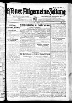 Essener allgemeine Zeitung. 1918-1943